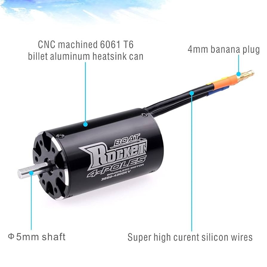 Amazon | SurpassRocket 3660 3250KV ブラシレスモーター + 水冷
